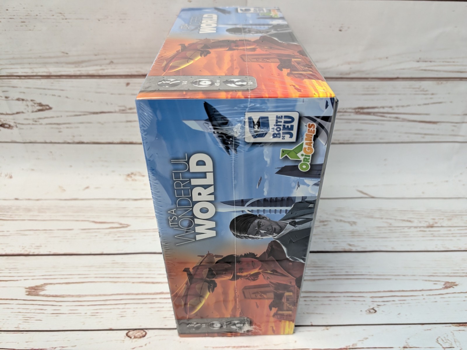 It’s a Wonderful World Board Game Kickstarter Heritage Edition NIS Dystopian