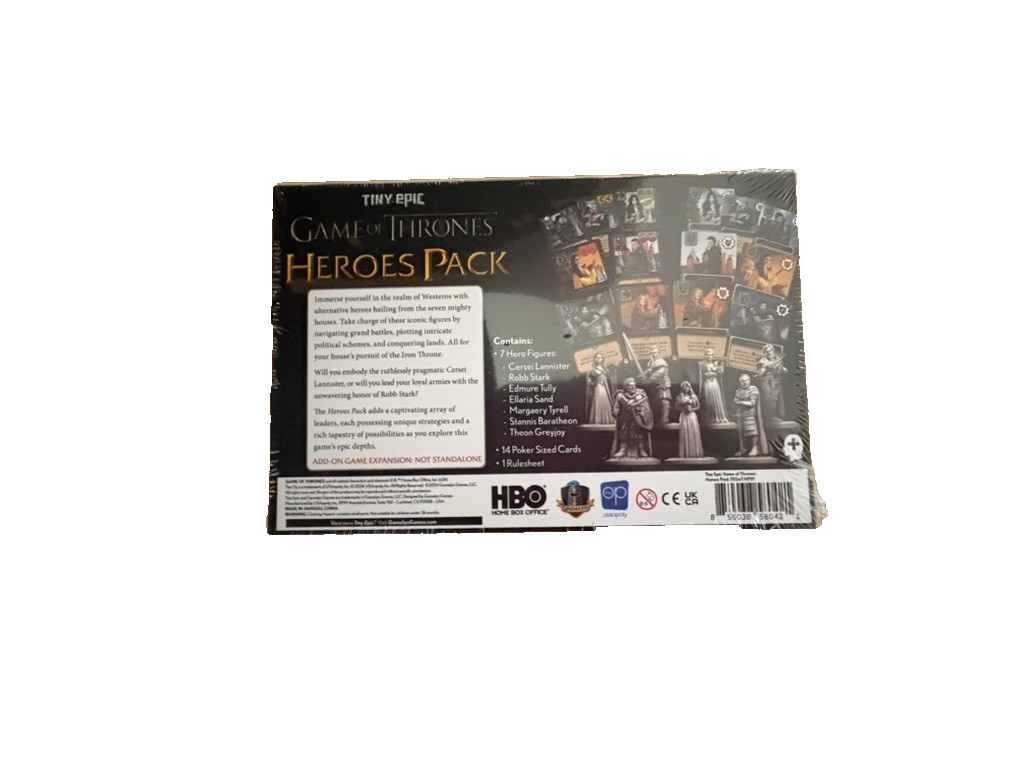 Tiny Epic Game of Thrones + Ice & Fire + Heroes Pack Bundle Factory Sealed