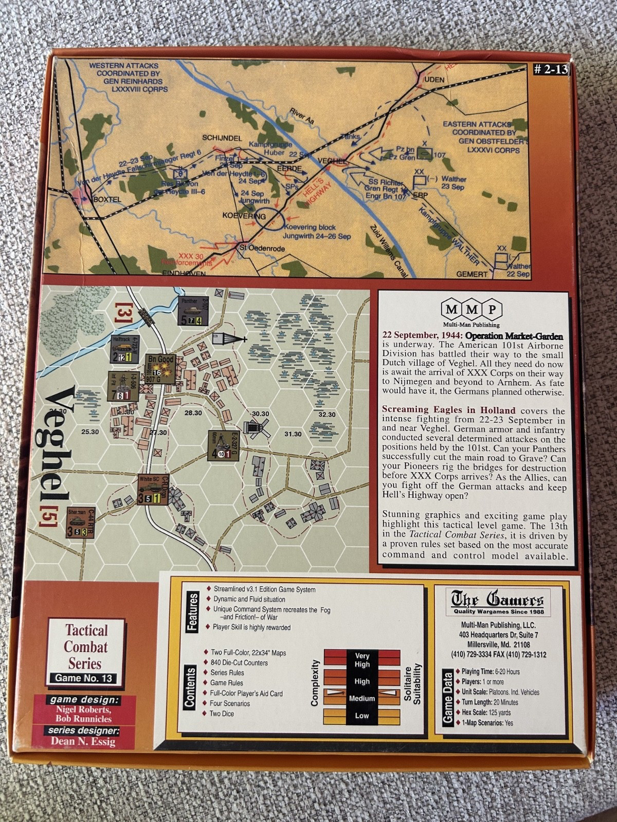 MMP Screaming Eagles In Holland-101 st Airbone defense of Hell;s Highway 1944- 5