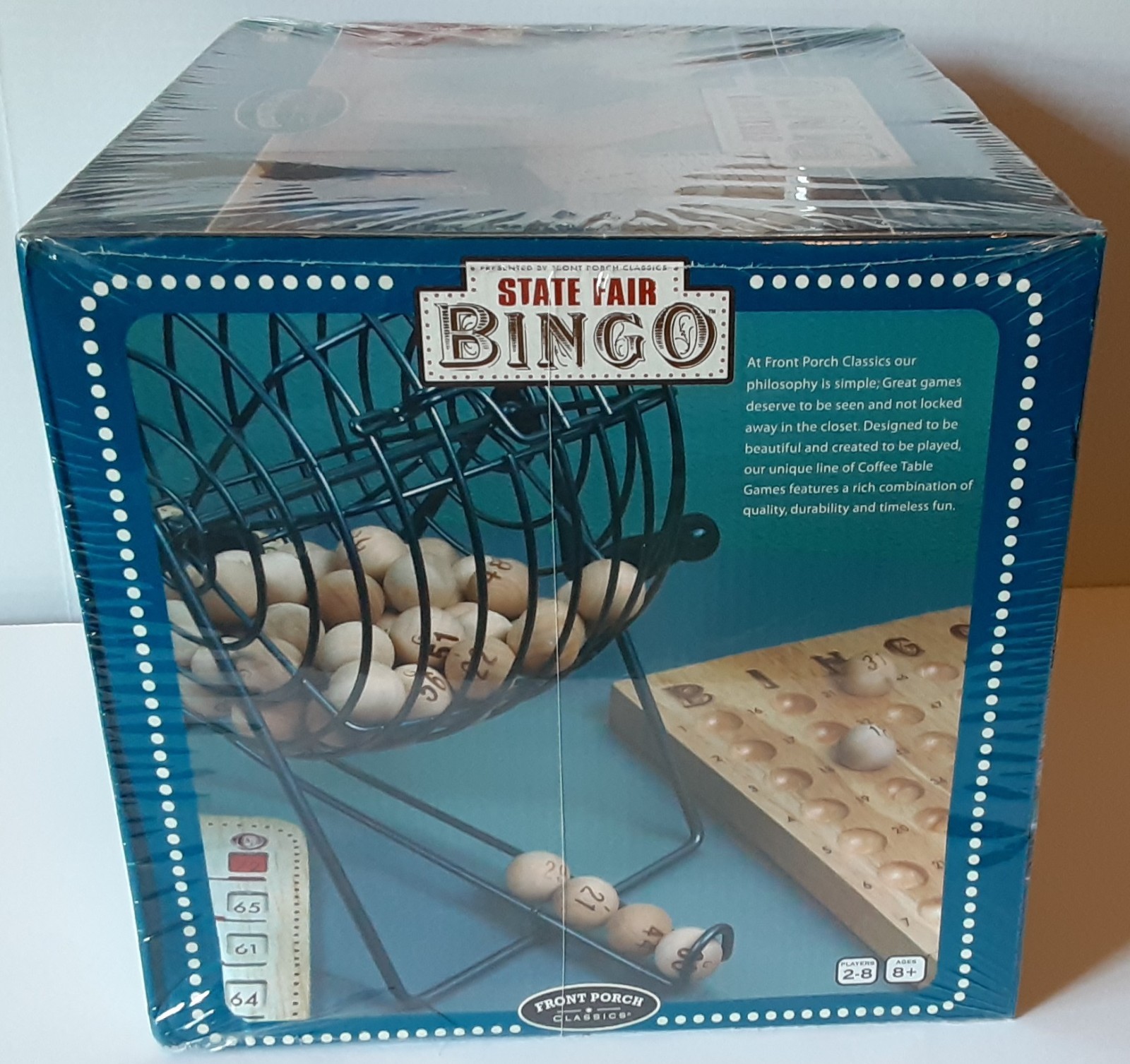 Front Porch Classics State Fair Bingo Deluxe Edition Retro-Style Family Game New