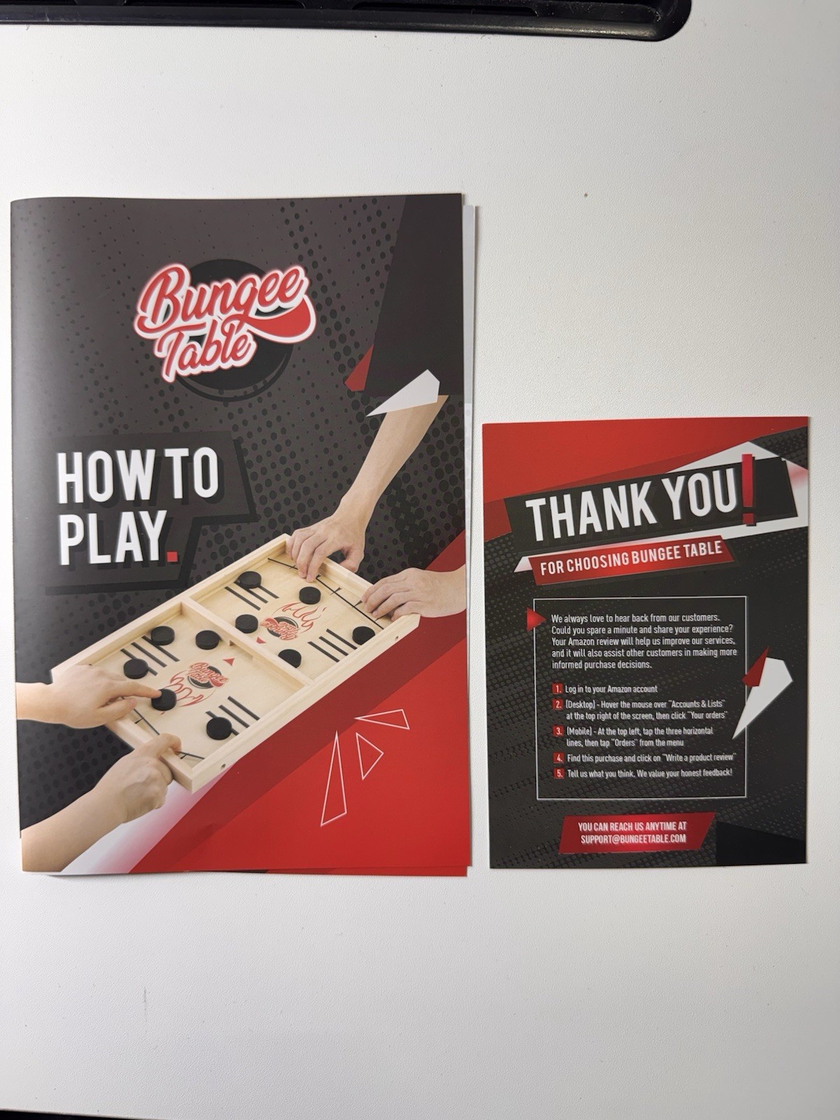 Bungee Table Fast Sling Puck Game 17 x 10 Wooden Board Game New Sealed