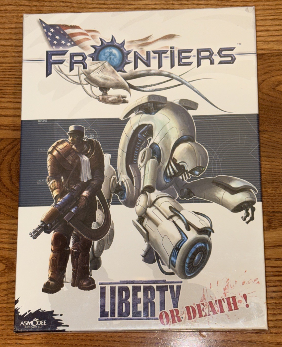 FRONTIERS – LIBERTY OR DEATH! Science Fiction War Board Game, Asmodee, NEW