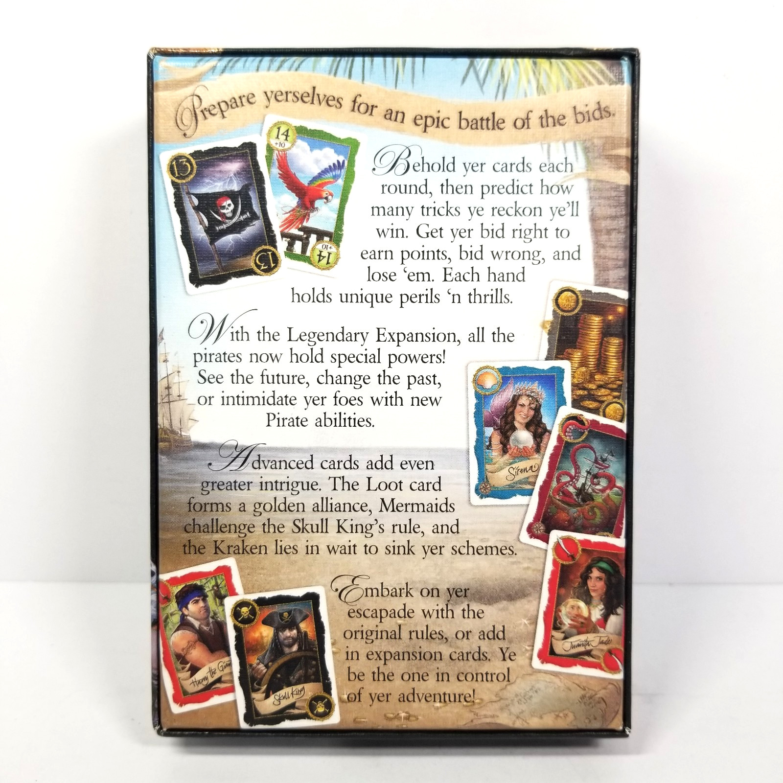 Grandpa Beck’s Games SKULL KING Card Game with Legendary Expansion 100% Complete