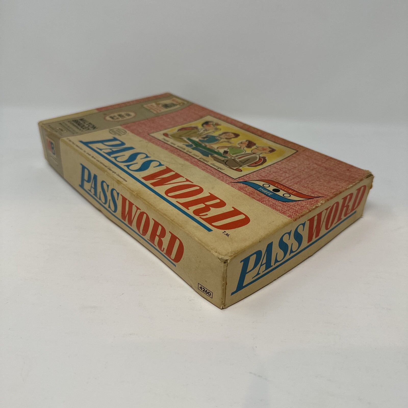 Vintage Password Game 1963 Complete Milton Bradley 4260 USA