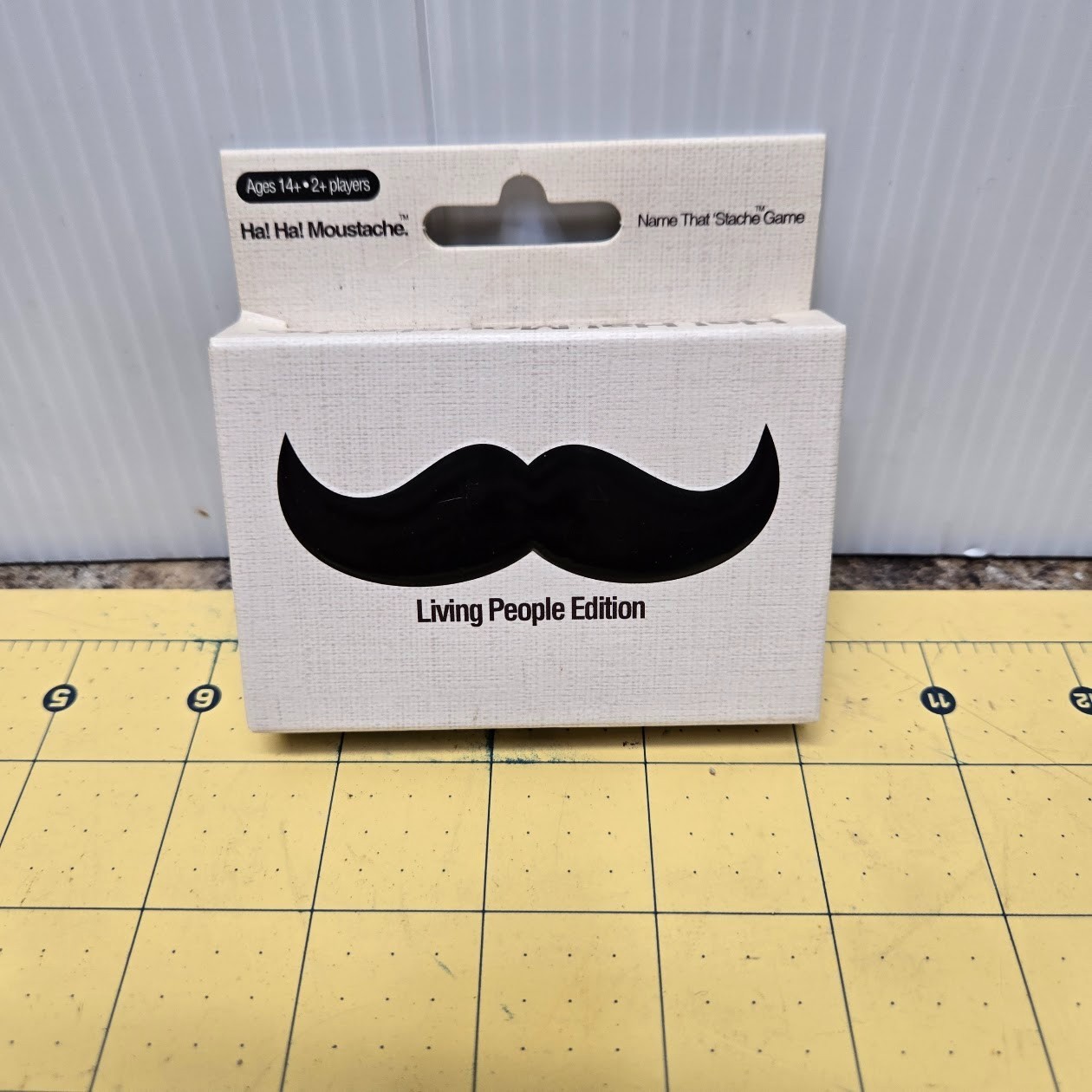 Ha Ha Moustache Card Game Name That Stache Game Living People Edition sealed