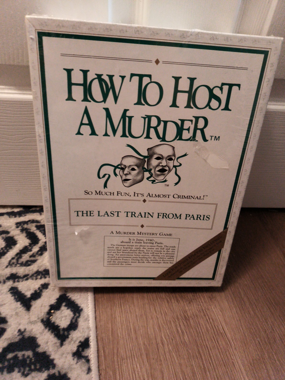 Vintage How To Host A Murder The Last Train From Paris Murder Mystery Vsealee