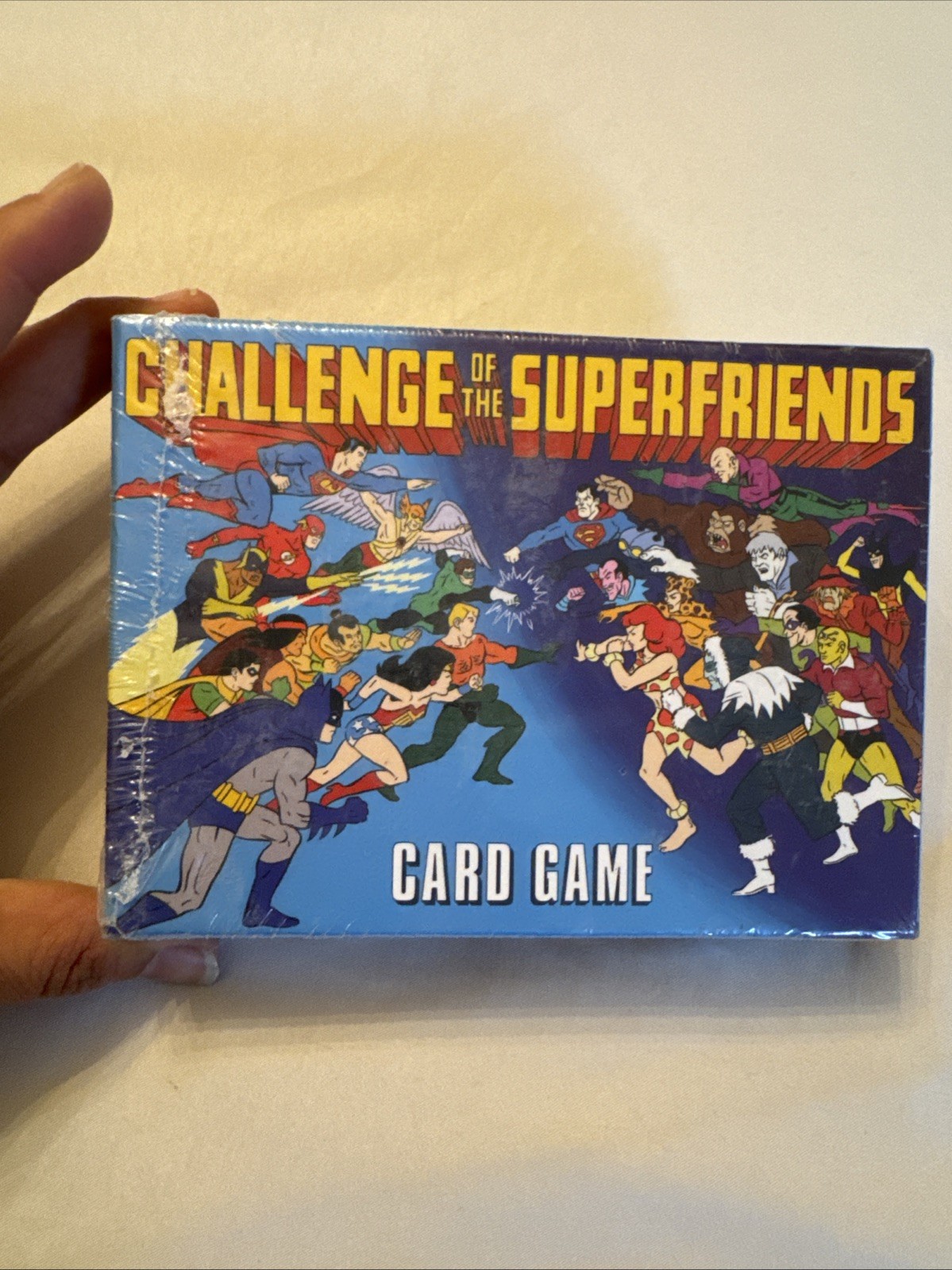 Challenge Of The Superfriends Card Game DC Comics Superman Batman Brand New