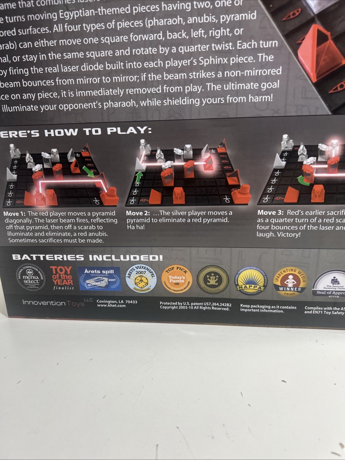 Khet 2.0 Laser Game – Strategy Board Game – Real Lasers – Mensa Select