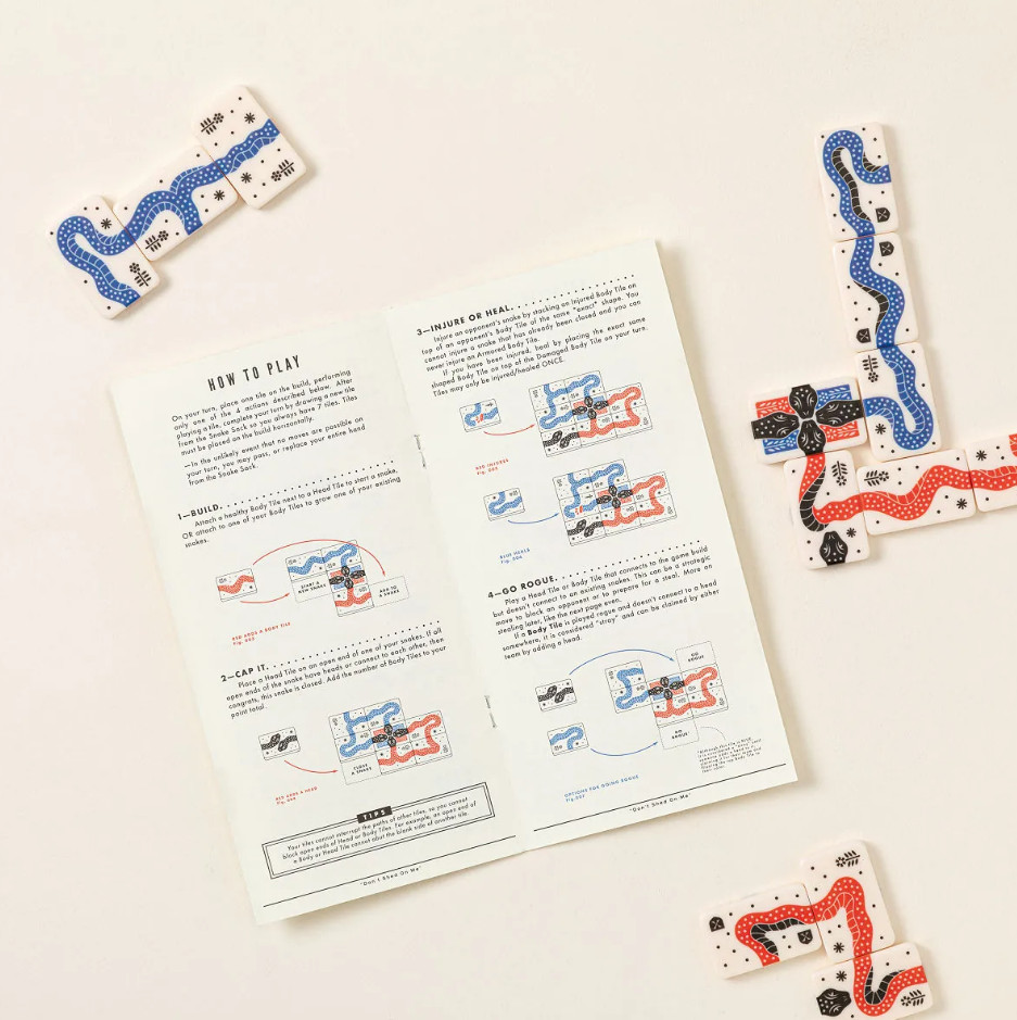 NEW Uncommon Goods Snakes of Wrath Tile-Laying Game