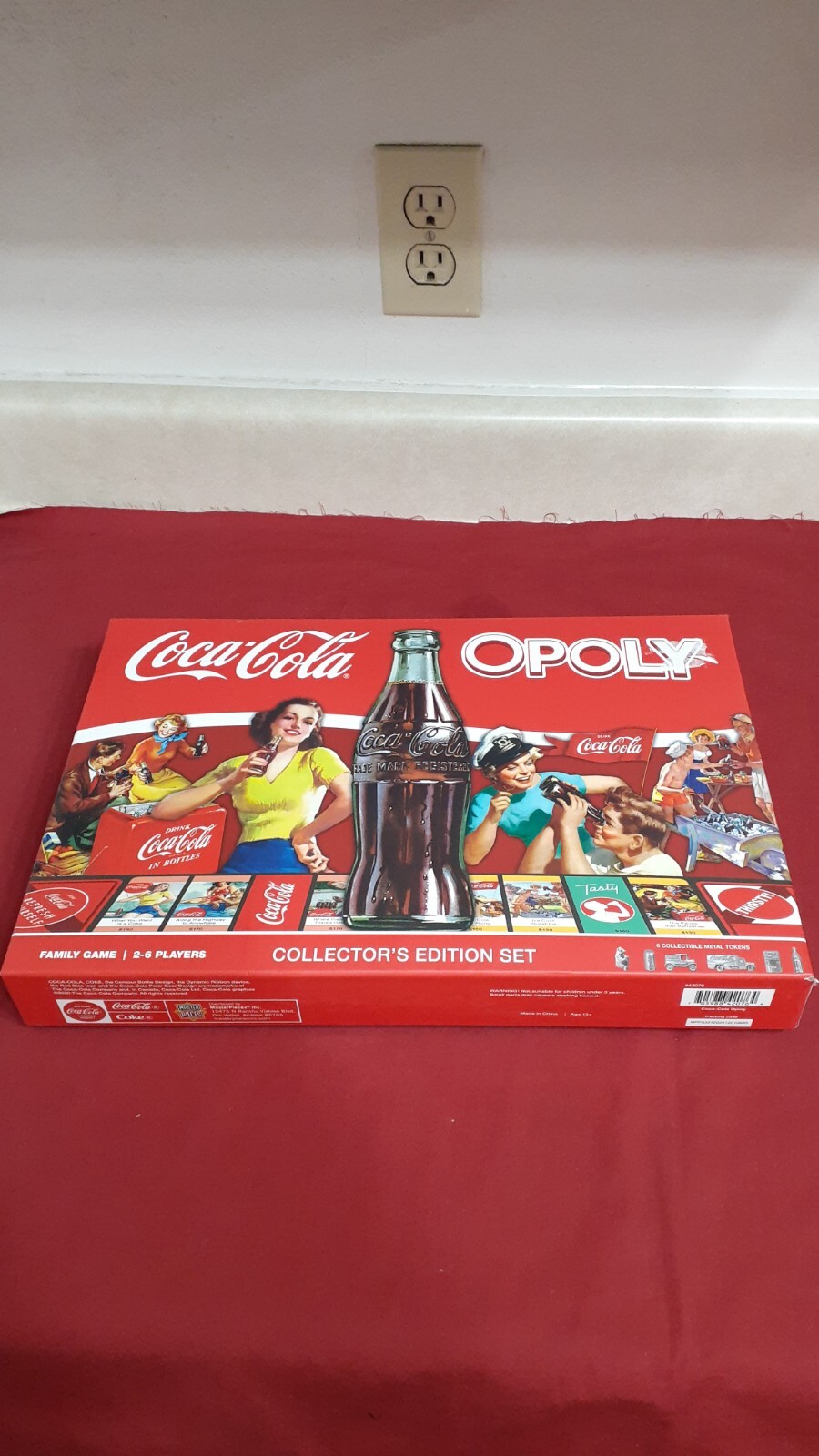 Coca-Cola Opoly Board Game Collector’s Edition 6 Token Masterpieces NEW Sealed