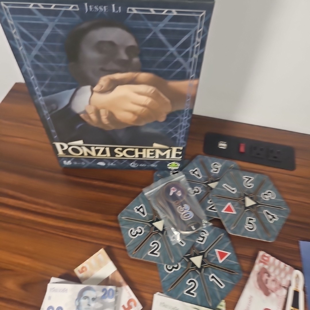 Ponzi Scheme Board Game TMG 2015 Complete