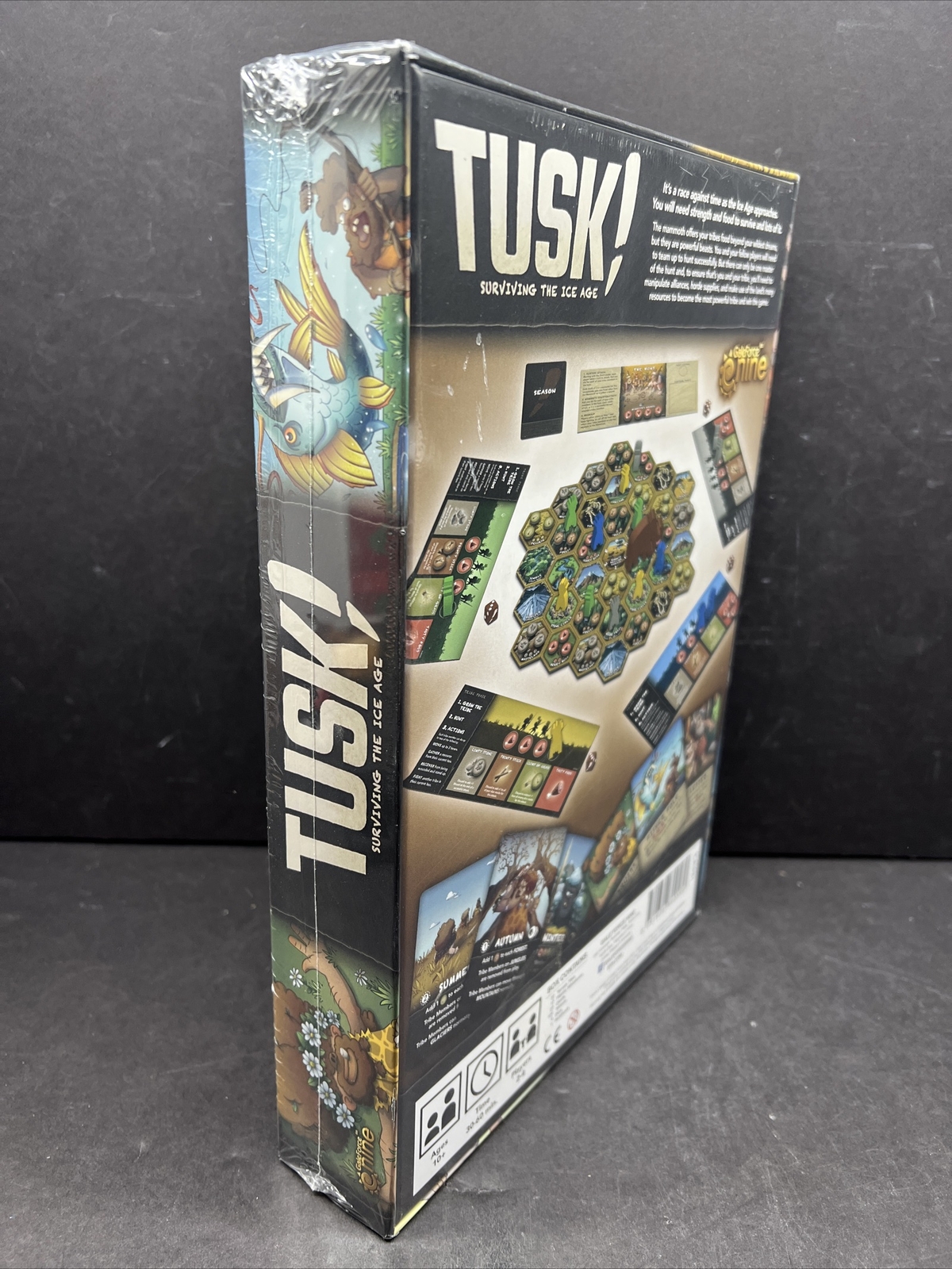 Gale Force 9 Tusk Surviving The Ice Age Boardgame – New, Sealed!