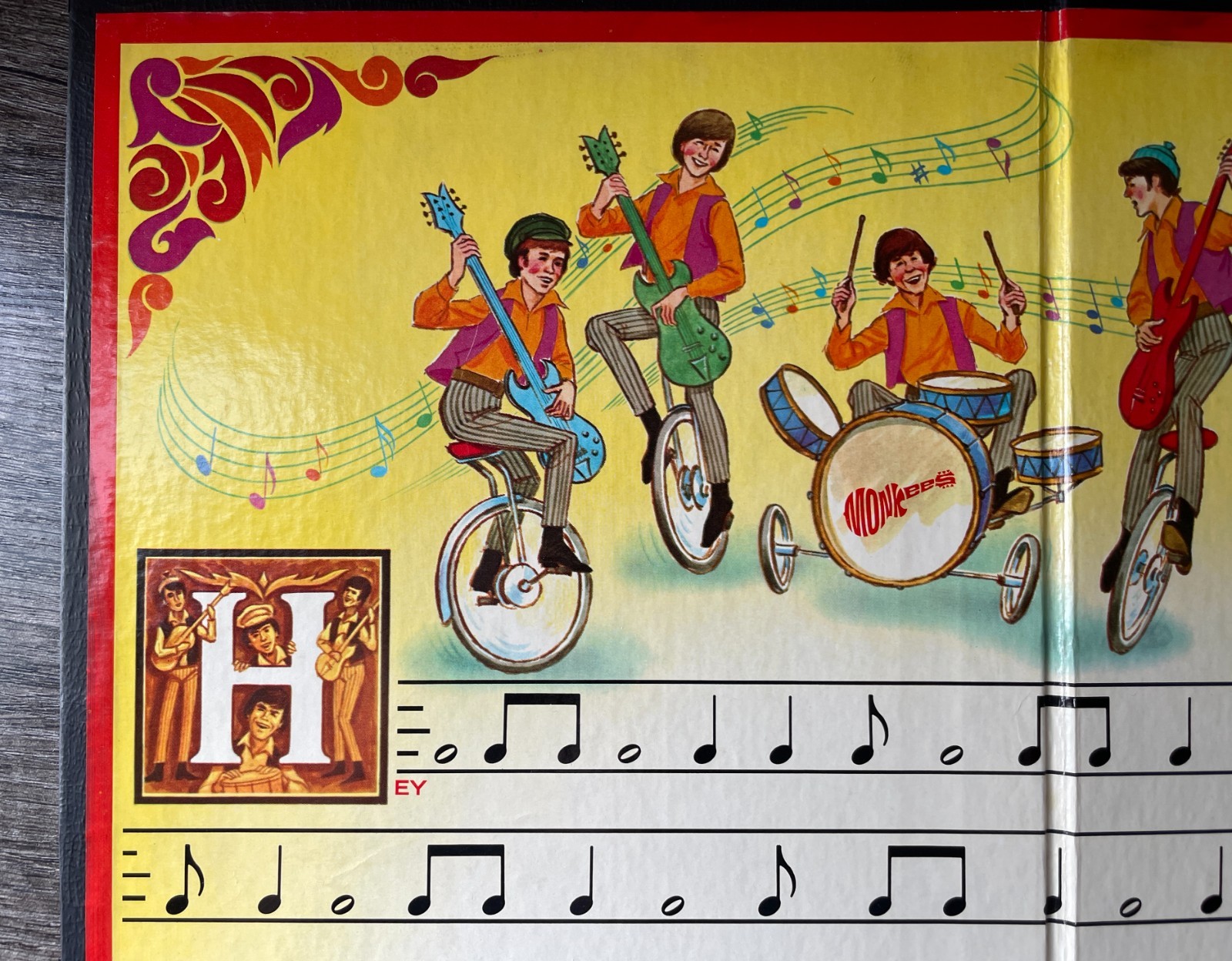 Transogram Monkees Board Game 1967 RARE Guitar Version VHTF – 100% COMPLETE!!!