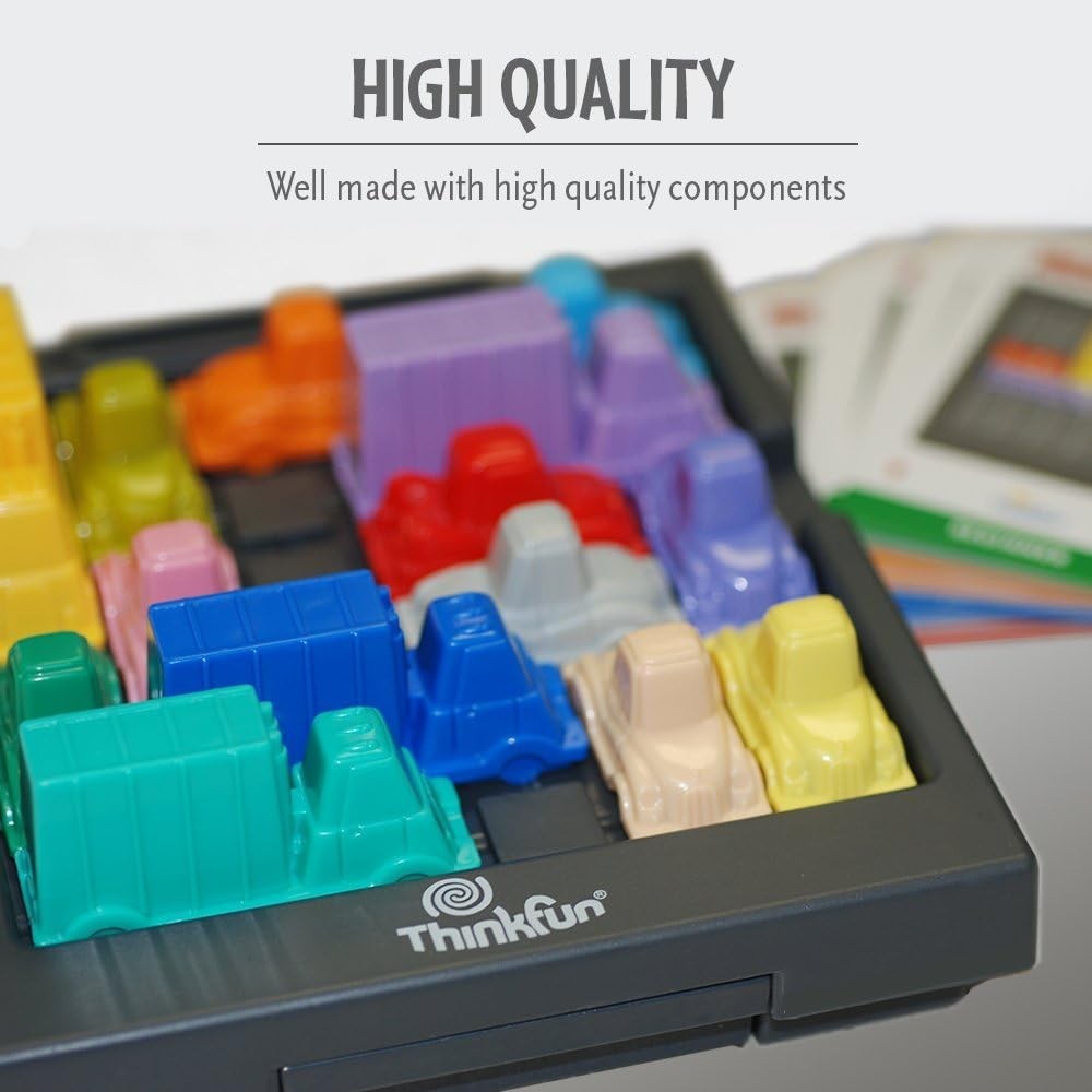 Rush Hour Traffic Logic Game – Perfect Gift for Kids 8 and Up – 1 Player