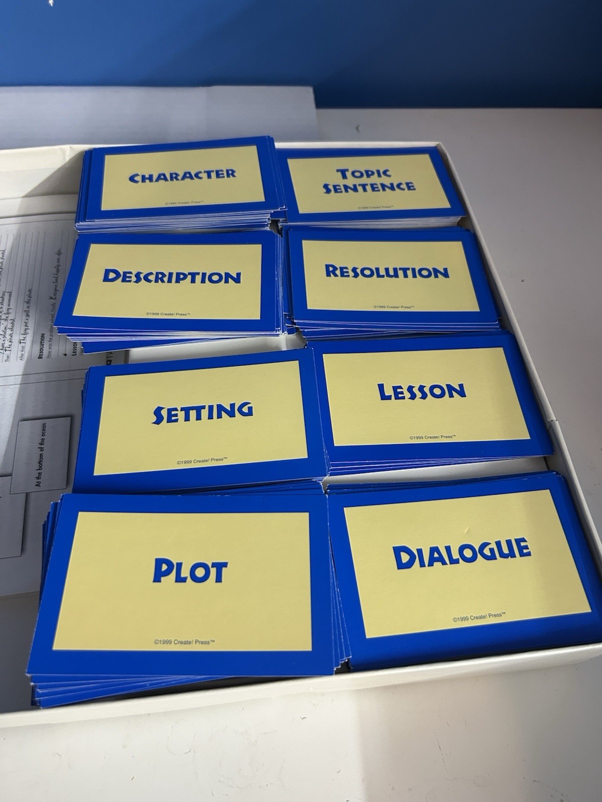 Create-A-Story: The Creative Writing Educational Board Game Play- COMPLETE!
