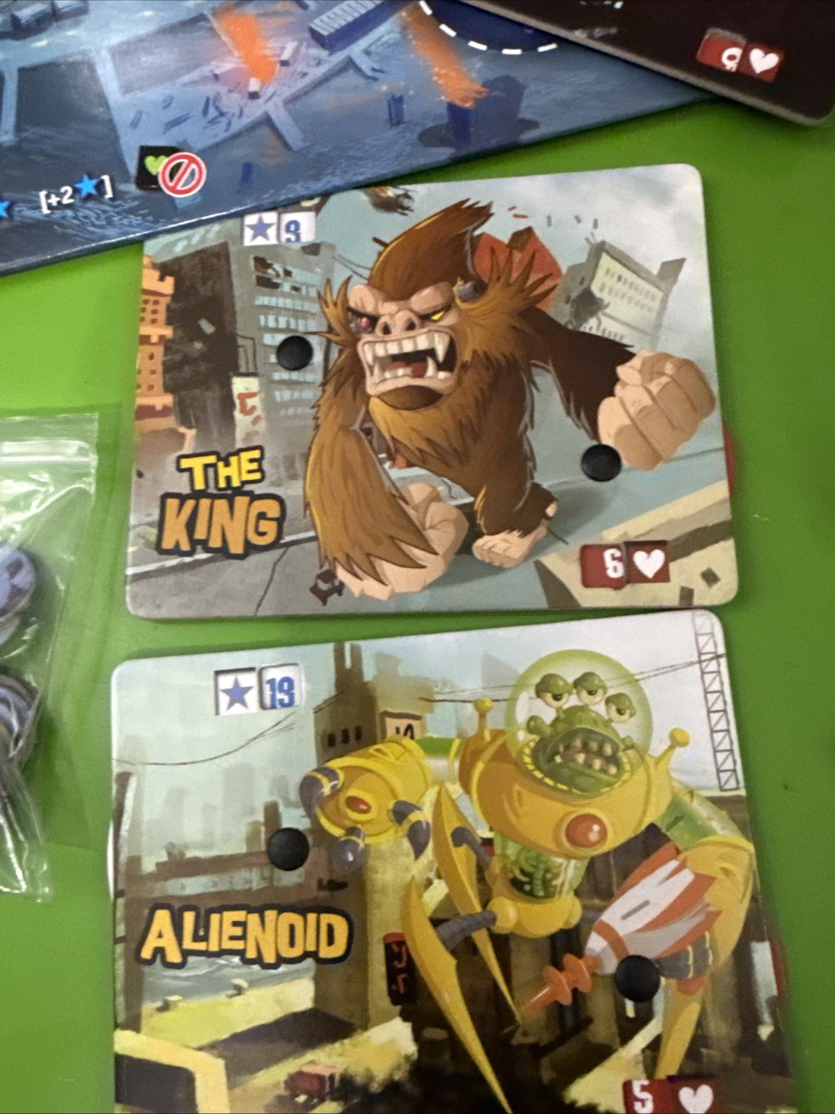KING OF TOKYO Game Richard Garfield 100% Complete (2014 Iello)