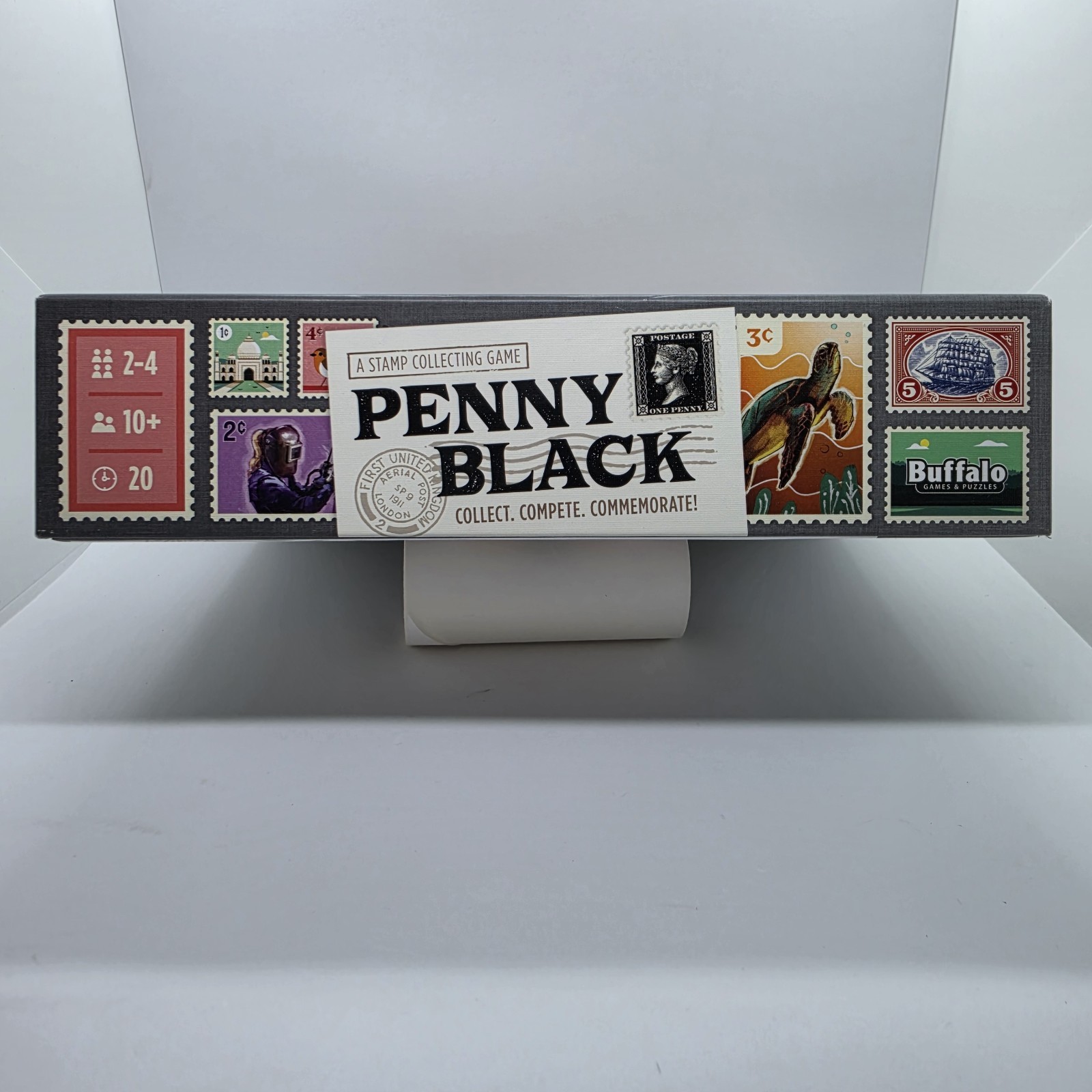 Penny Black Board Game – Buffalo Games Stamp Collecting Strategy – New Sealed