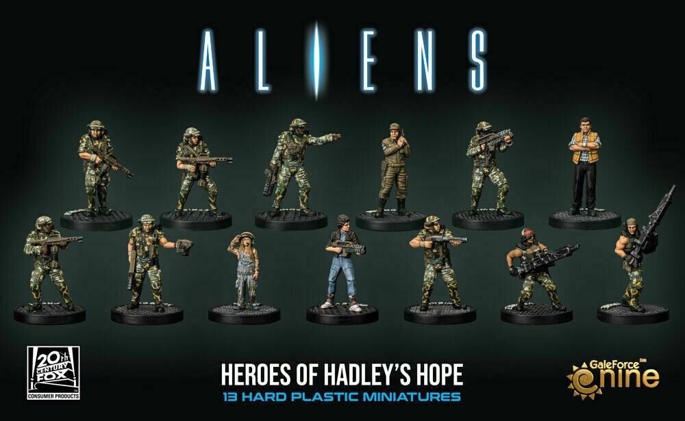Gale Force 9 Aliens Tabletop Miniatures Sprue Space Marines Hadley’s Hope