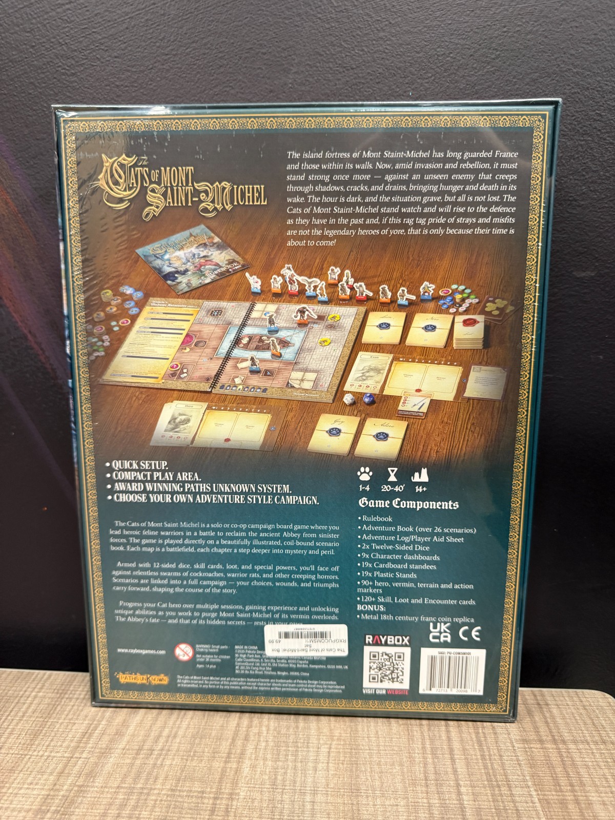*NEW IN SHRINK WRAP, FREE US SHIPPING* The Cats of Mont Saint-Michel Box Set