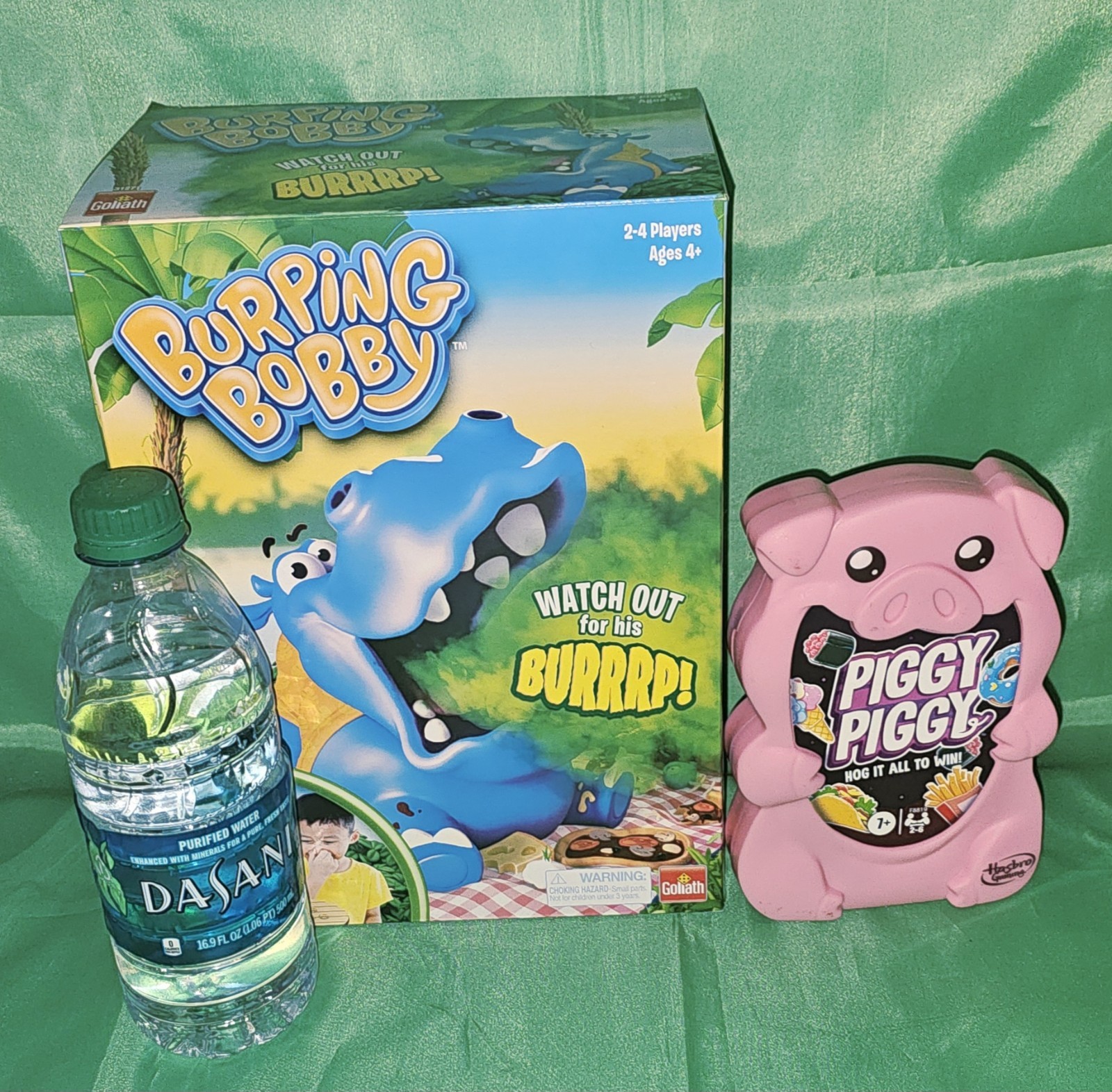 (New)/[Burping Bobby & Piggy Piggy Skill Game Bundle]/[By Goliath & Hasbro]