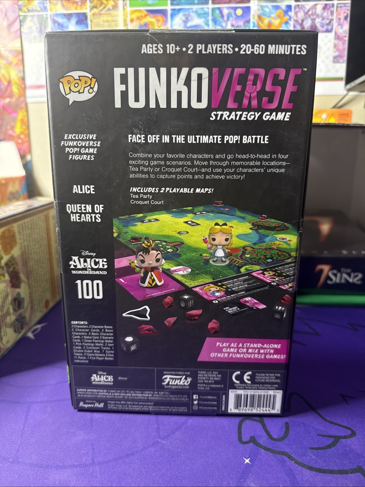 Funko Pop! Funkoverse Strategy Game Alice in Wonderland Board Game NEW