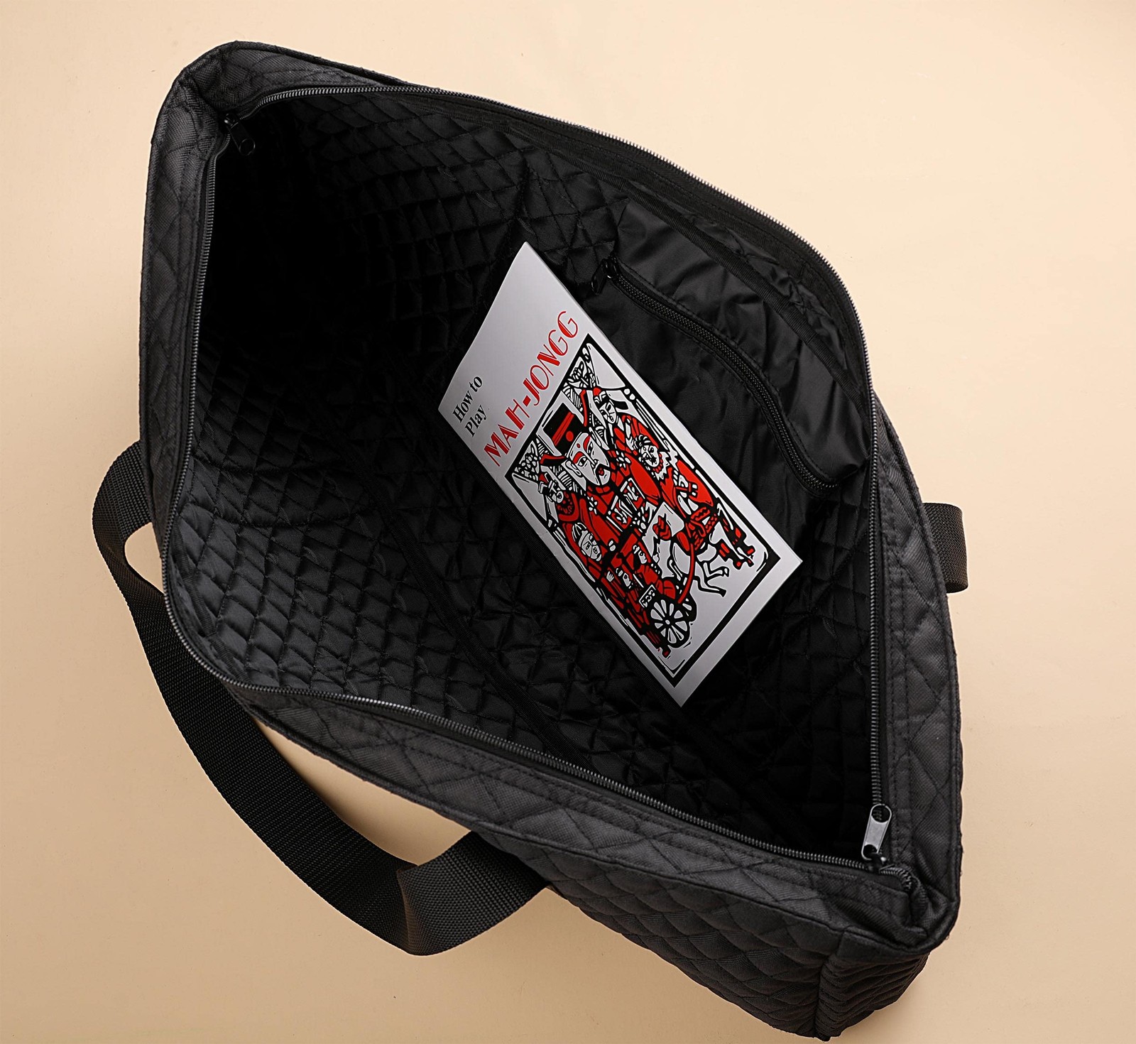 American 20 inches x 9 x 5 inches, Mahjong Game Set With Black Case