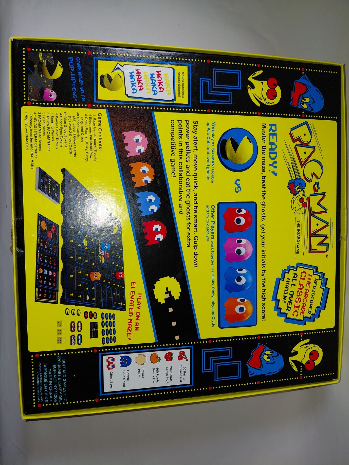 Pac Man The Board Game Classic Arcade Table Top Game Complete Great Condition