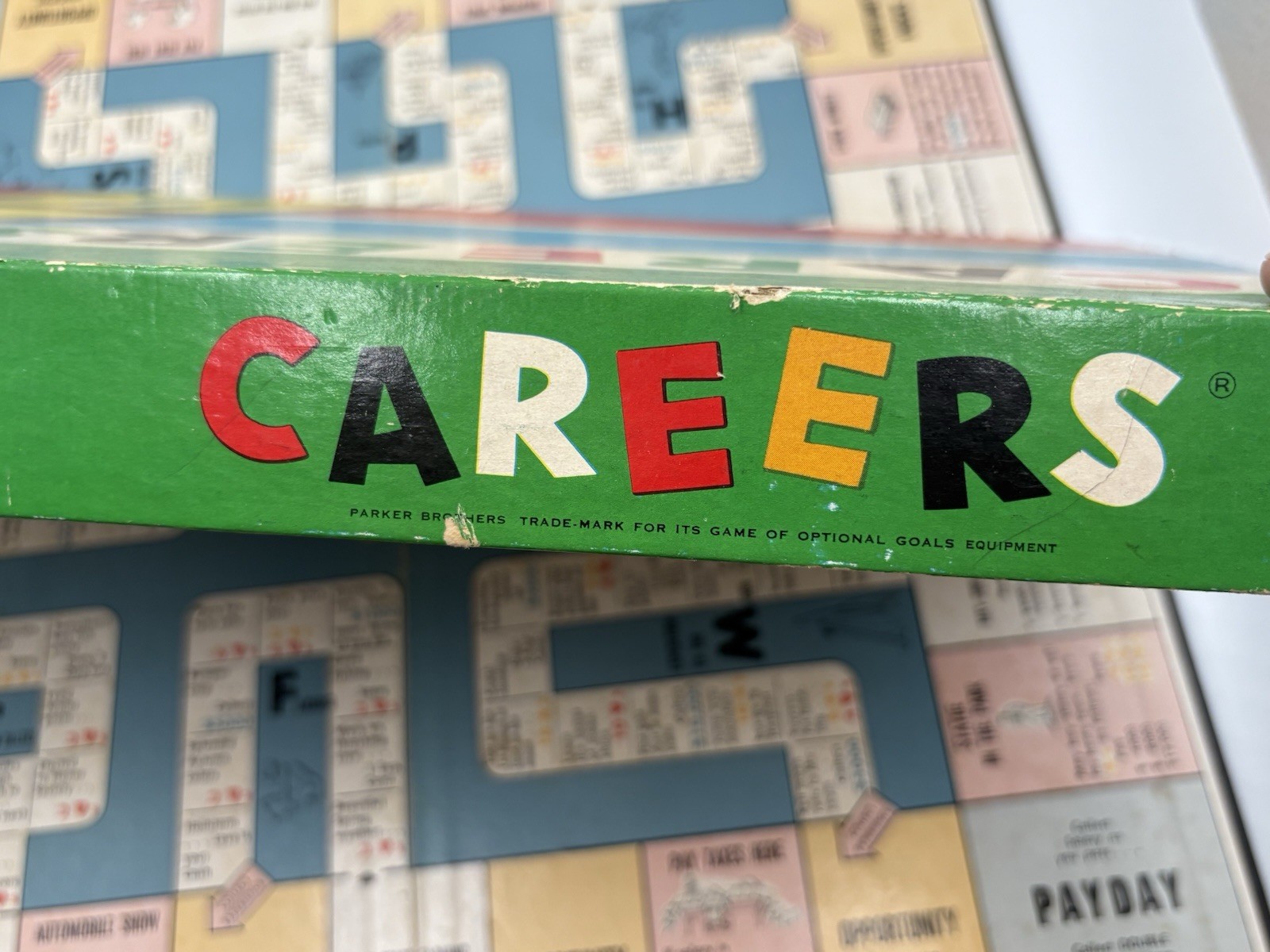Vintage 1958 Parker Brothers Career Board Game ~ Family Fame Fortune Happiness