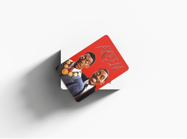 Card Plug Akeem from Queens to Zamunda Trivia Card Game 100 Challenging Question