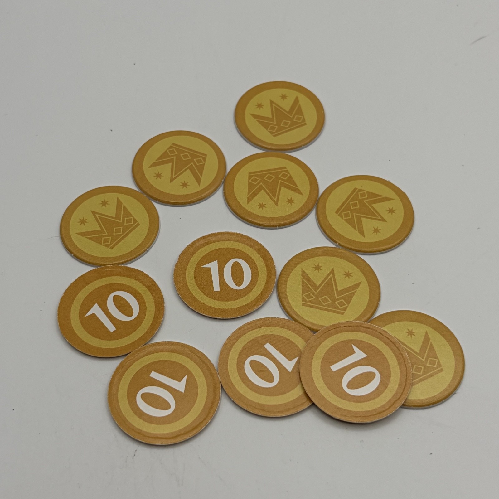 Machi Koro Bright Lights Big City IDW Games Replacement Parts 12 Coins 10 Value