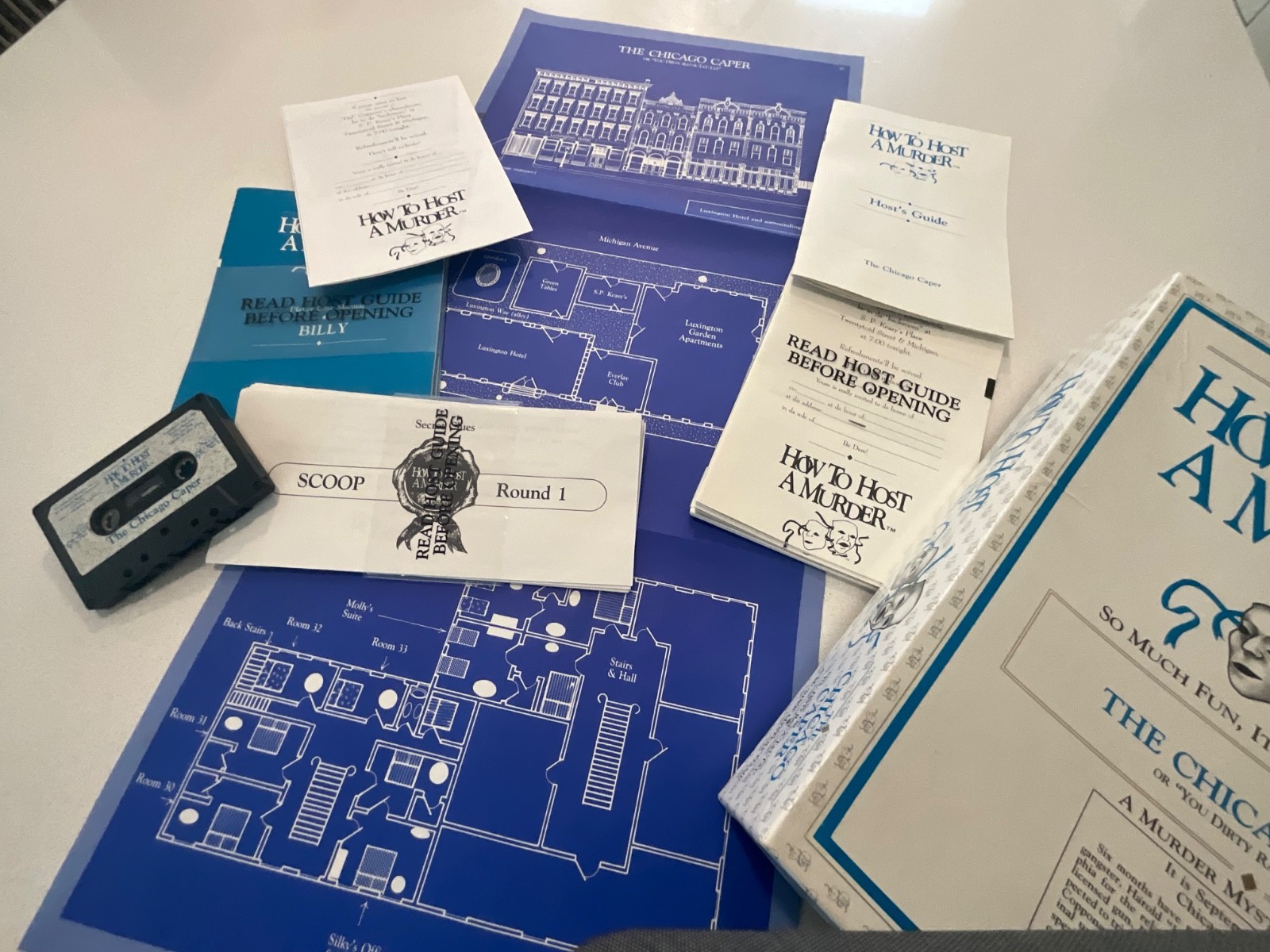 Vintage “How to Host A Murder/The Chicago Caper” Murder Mystery Game