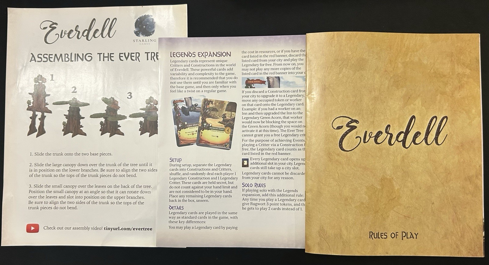 Everdell Collector’s Edition Board 2019 Complete Very Good