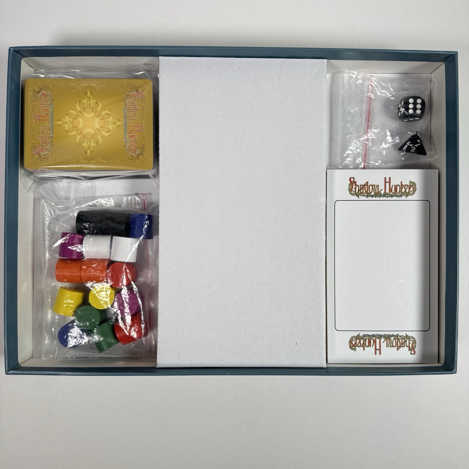 Shadow Hunters 2nd Edition Board Game Z-Man 2011 Complete +10 Characters VGUC