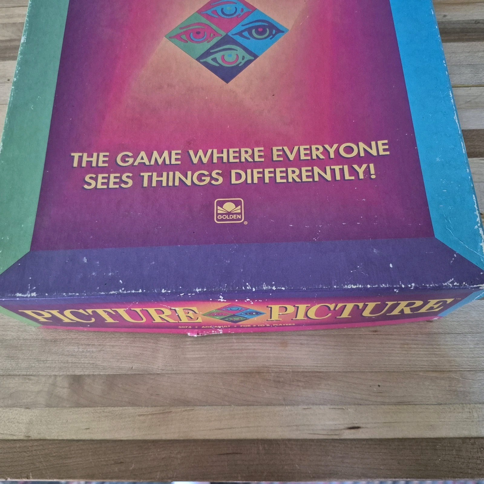 VINTAGE Picture Picture Board Game COMPLETE Golden 1992 90s Party