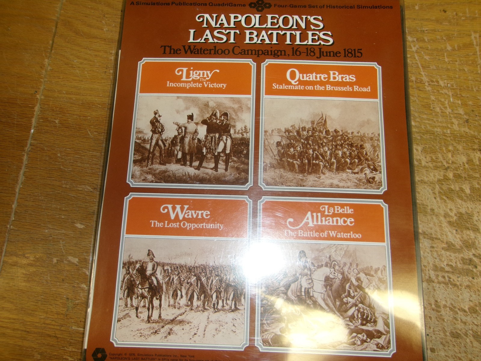 Napoleon’s Last Battles – SPI – Punched
