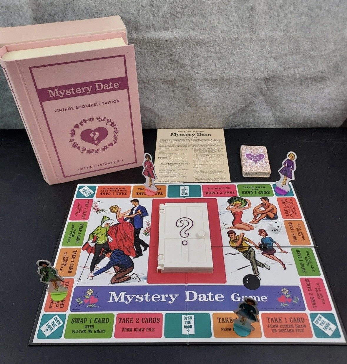 Mystery Date Bookshelf Edition Board Game by WS Game Co.