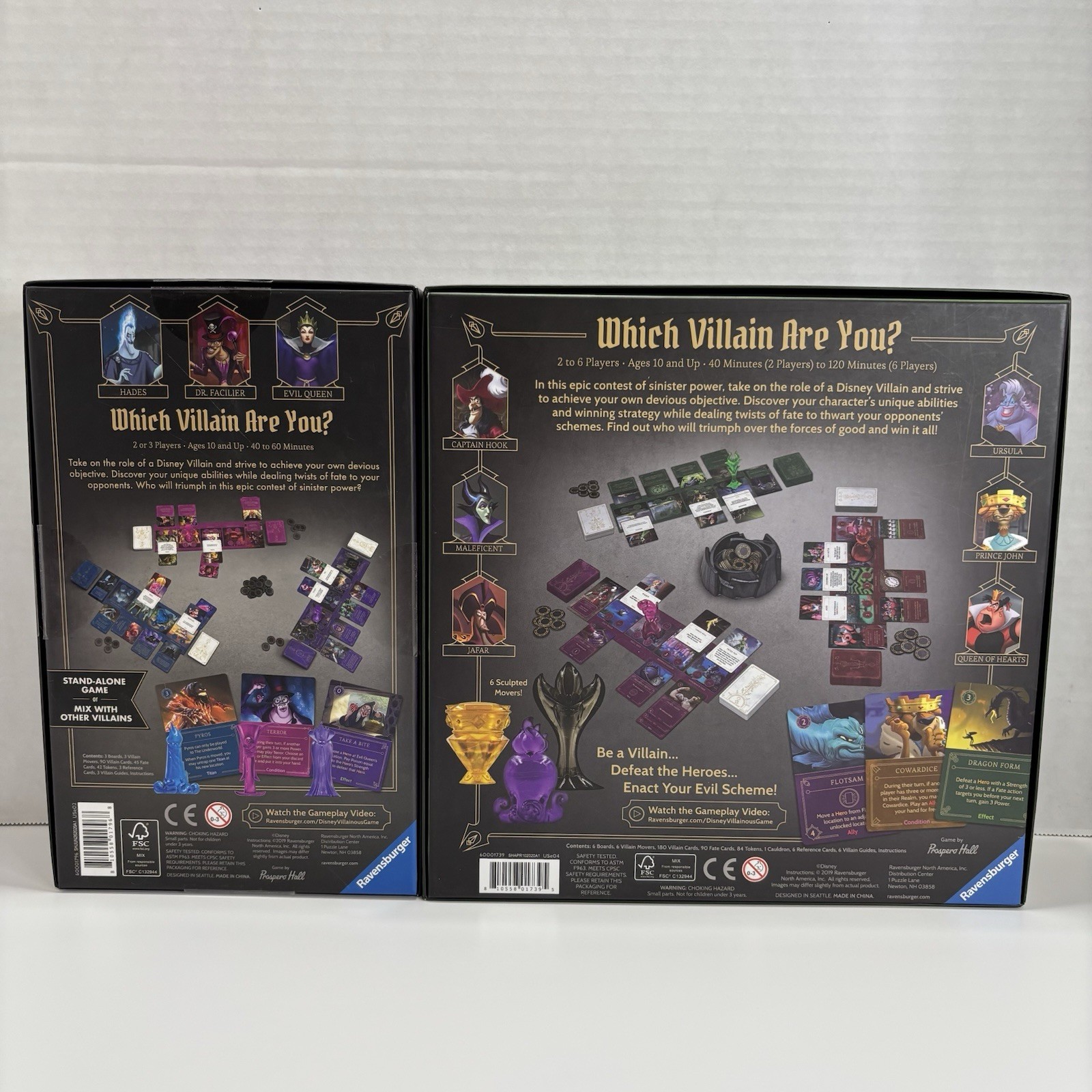 Disney Villainous Board Game 2 Sets The Worst Takes It All & Wicked To The Core