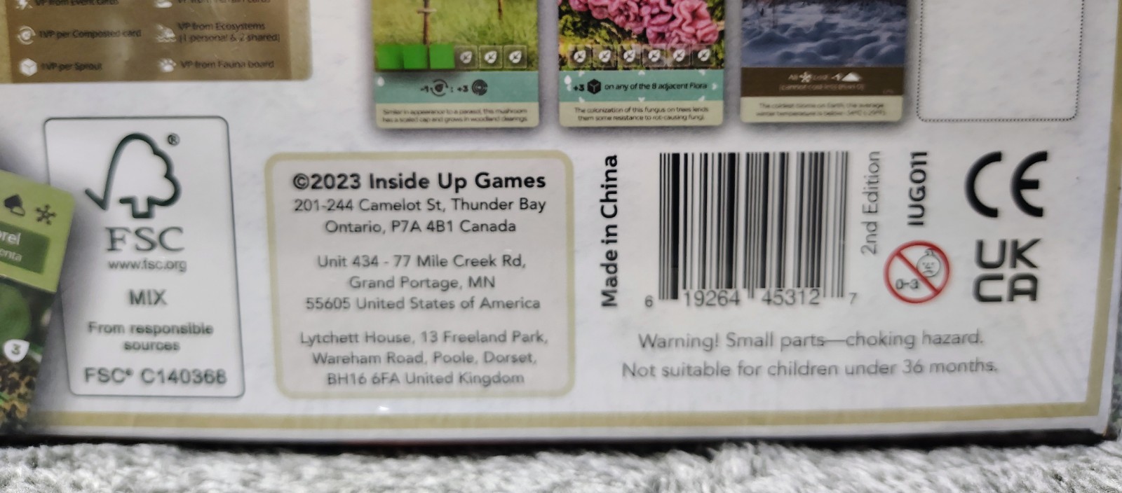 EARTH Board Game Maxine Tardif Inside Up Games BRAND & NEW SEALED