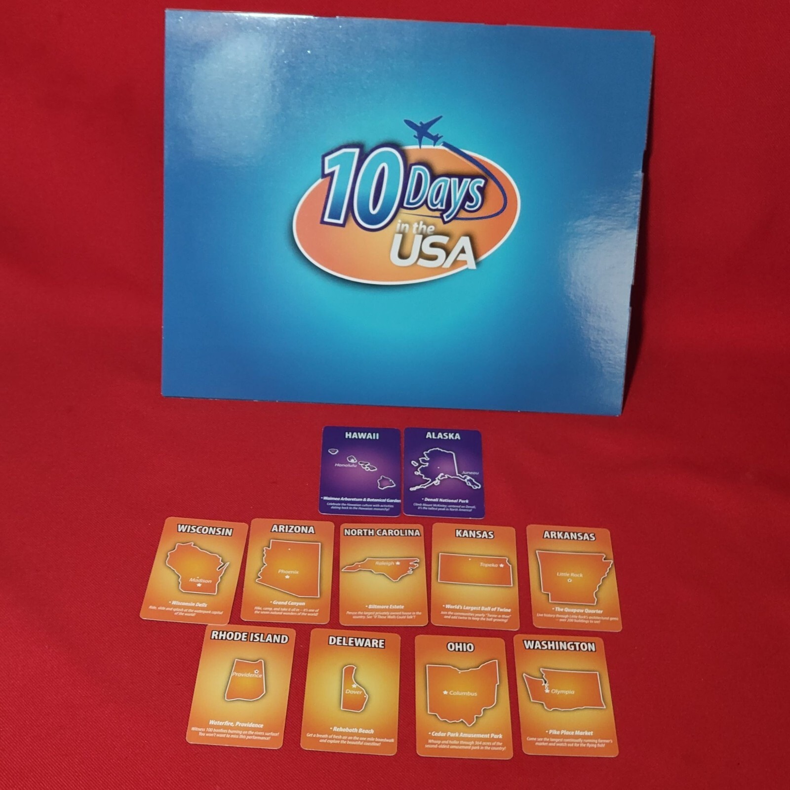 10 Days in the USA Family Board Game Every Game is a New Vacation