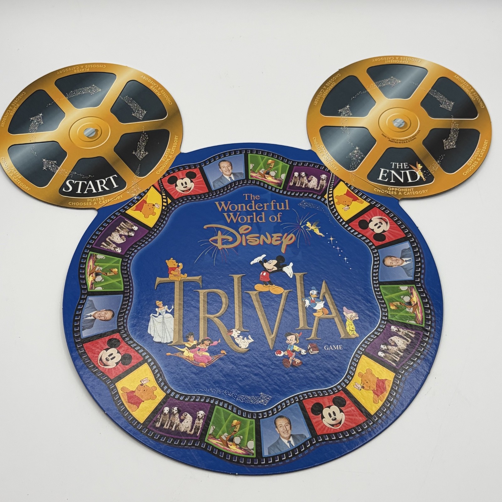 The Wonderful World Of Disney Trivia Trivial Pursuit Board Game 1997 Complete