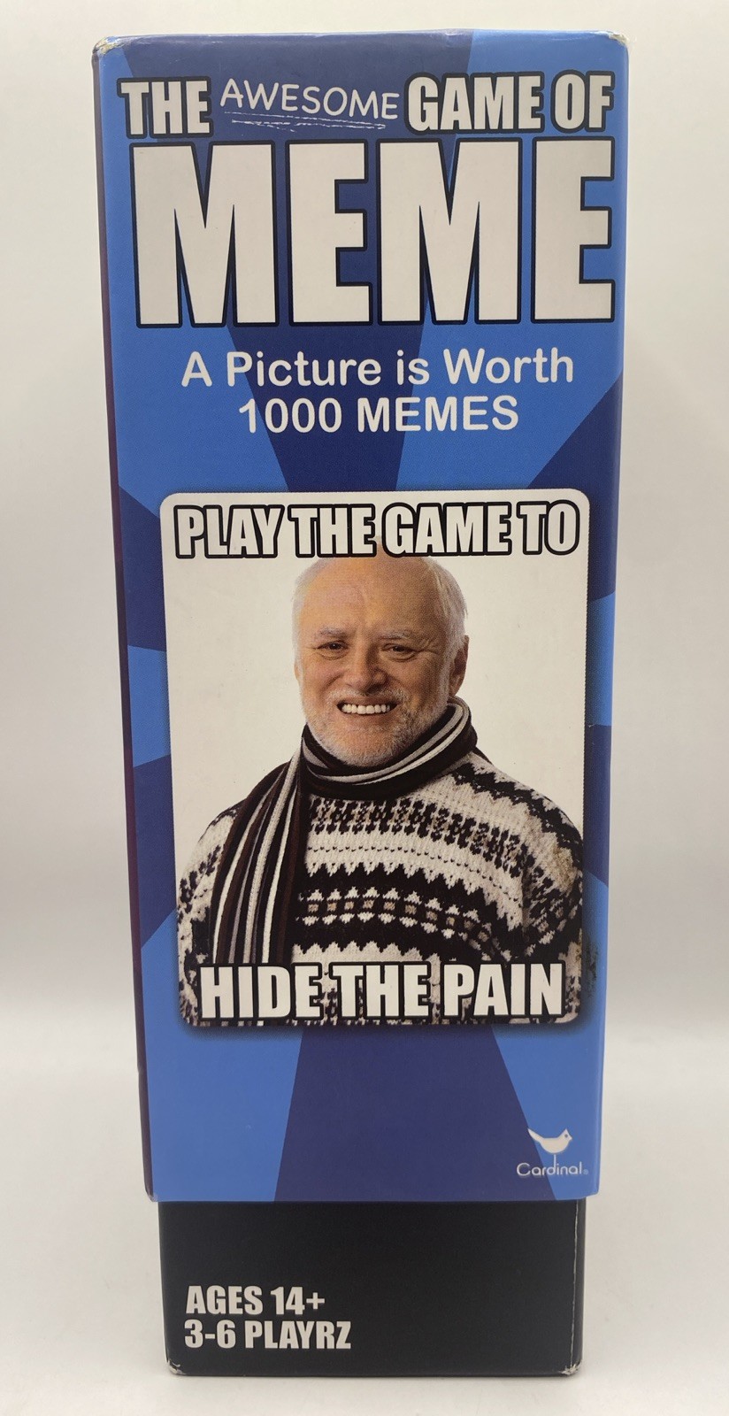 The Awesome Game of Meme Word Cards Game Box Ages 14+ 3-6 Players Cardinal BNIP
