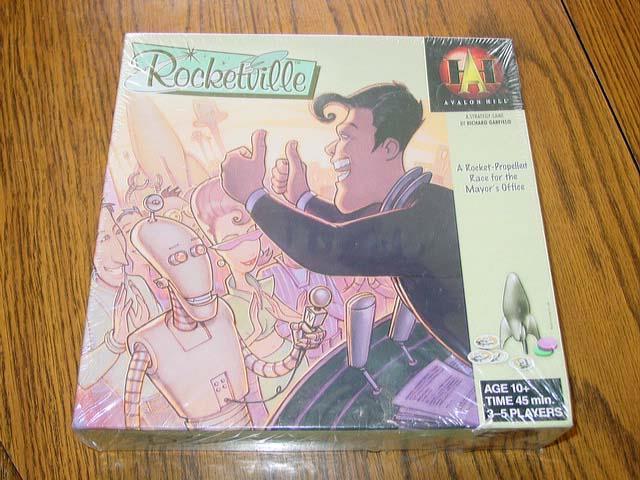 AH Avalon Hill – Rocketville – A Rocket Propelled Race for the Mayors Office
