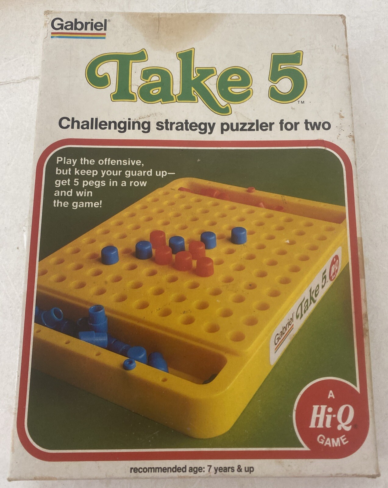 1977 Gabriel Vintage Take 5 Strategy Game Complete
