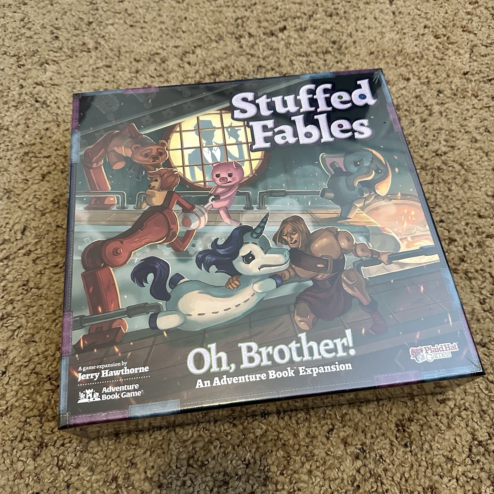 Stuffed Fables Oh Brother Expansion Board Game Plaid Hat Games New Sealed