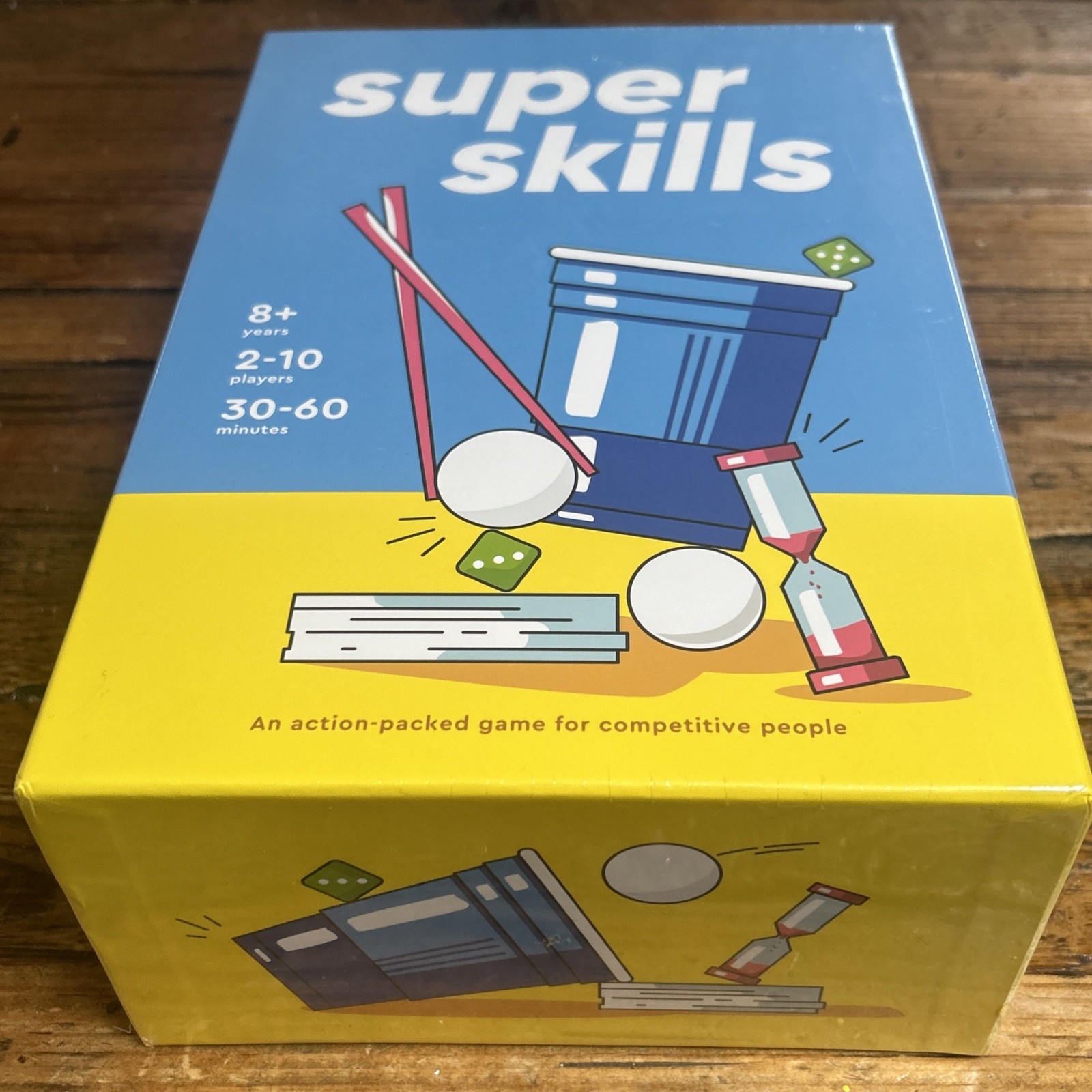 NEW SEALED! Super Skills An Action-Packed Challenge Game For Competitive People