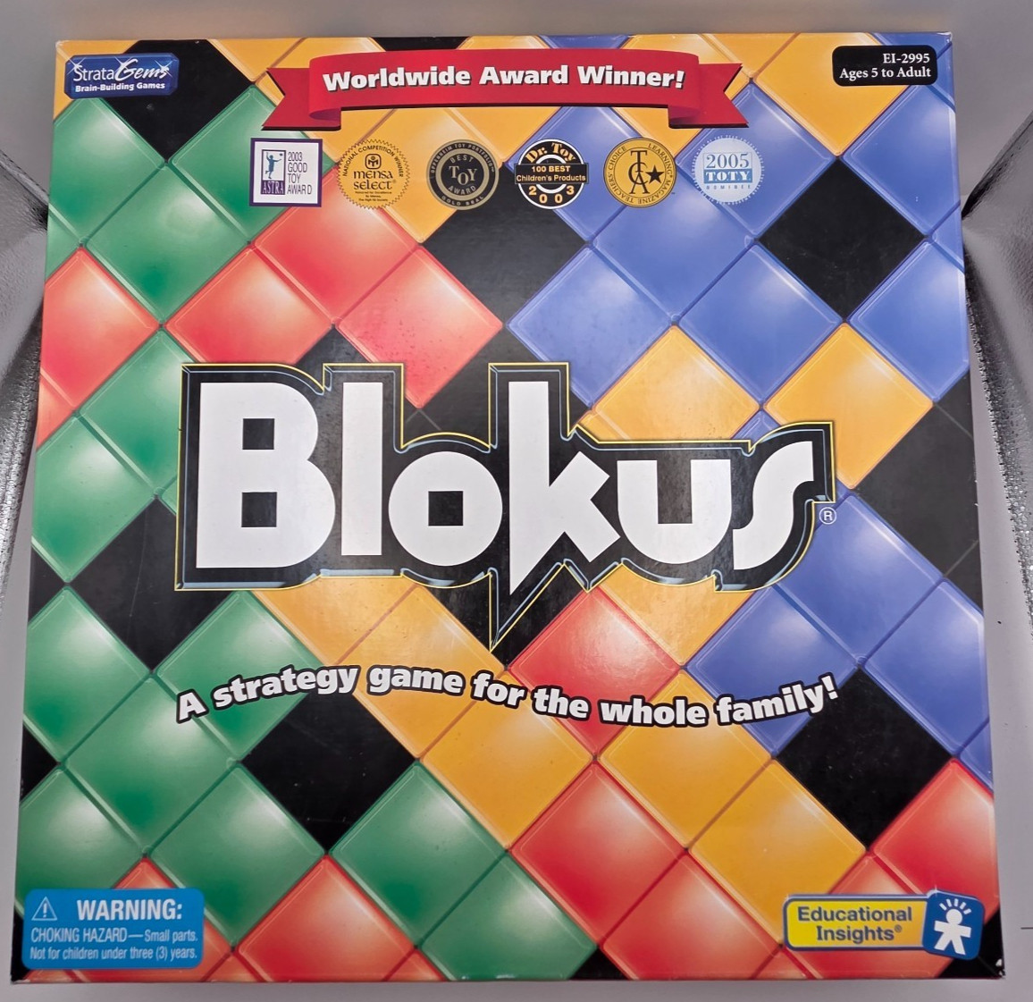 Blokus Board Game Educational Insights Strategy Game Complete Clean Ages 5+