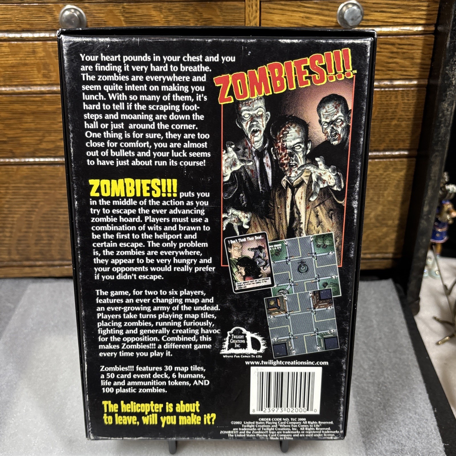 Twilight Creations Boardgame Zombies!!! (Widescreen Edition) Box VG+