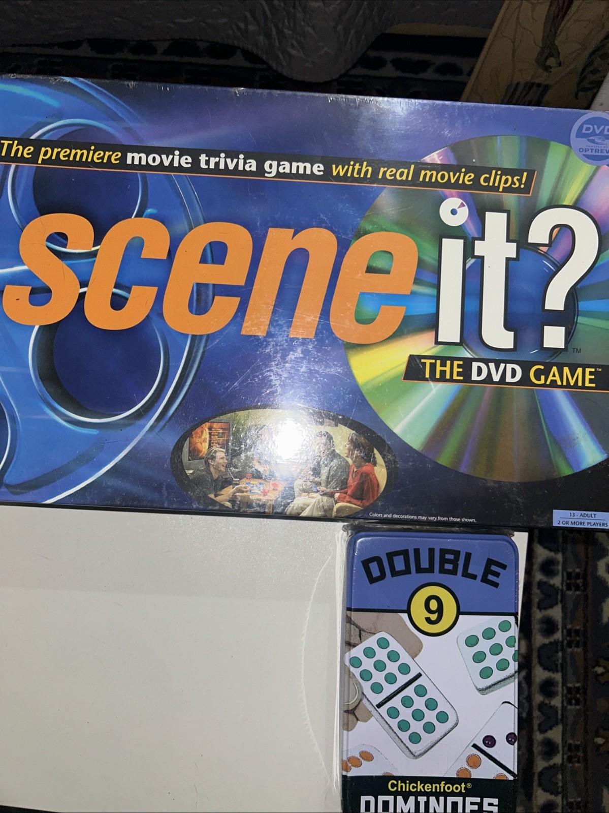 Family Games,Scene It,Better Than Yesterday And Double 9 Chicken Foot Dominoes