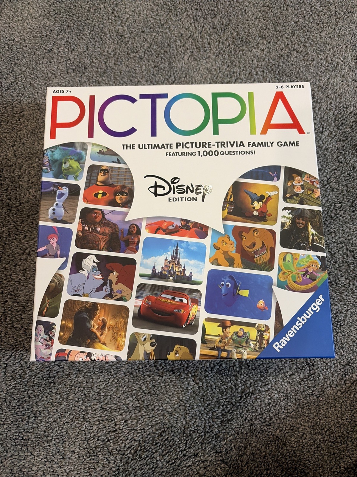 Pictopia Disney Edition Picture Trivia Game Ravensburger Age 7+ New/Sealed