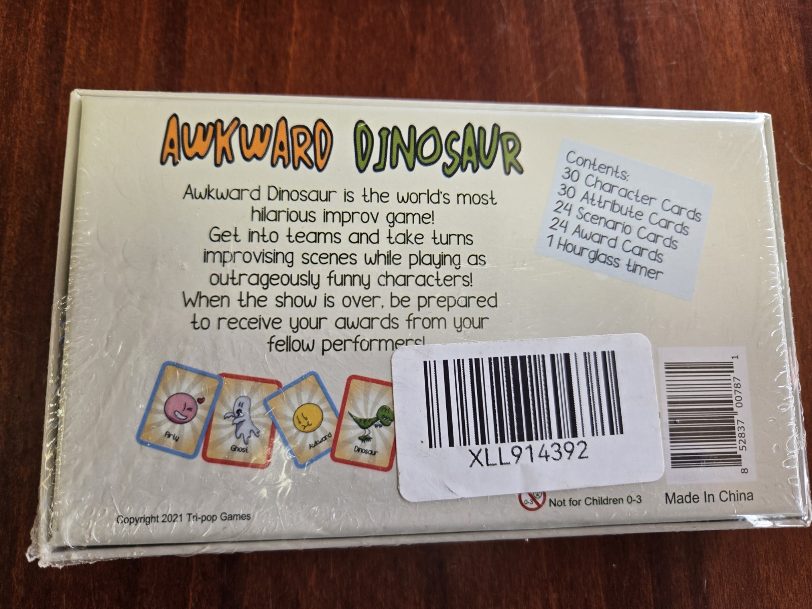 Awkward Dinosaur Hilarious Improv Charades Party Game NEW SEALED